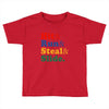 Hit Run Steal  Slide Toddler T-shirt