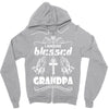 I Am One Blessed Grandpa Zipper Hoodie