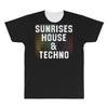 Sunrises House &amp; Techno All Over Men's T-shirt