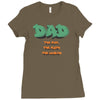 dad the man the myth the legend Ladies Fitted T-Shirt