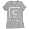 carbon based organism Ladies Fitted T-Shirt