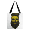 hipster skull Tote Bags