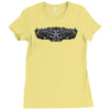 pinstripe 2 skull humor funny Ladies Fitted T-Shirt