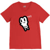 bad skull V-Neck Tee