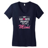 My Favorite People Call Me Mimi Women's V-Neck T-Shirt