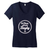 quit playing with your dinghy Women's V-Neck T-Shirt