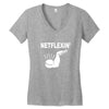 netflexin Women's V-Neck T-Shirt