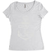 anchored faith (2) Women's Triblend Scoop T-shirt