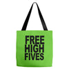 free high fives t shirt x large funny humor geek awesome highfive cool Tote Bags