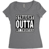 straight outta my twenties Women's Triblend Scoop T-shirt