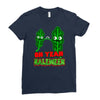 oh yeah kaleween Ladies Fitted T-Shirt