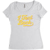 i text back Women's Triblend Scoop T-shirt