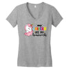My Unicorn Ate My Homework Women's V-Neck T-Shirt