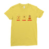 money power woman Ladies Fitted T-Shirt