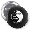 decca records Pin-back button