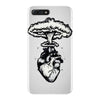 heart and nuclear explosion iPhone 7 Plus Case