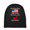 We Stand For The Flag We Kneel For The Fallen Baby Beanies