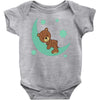 brown sleep Baby Onesie