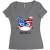 4th of July Women's Triblend Scoop T-shirt
