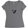 w clam Women's Triblend Scoop T-shirt