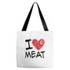 i love meat Tote Bags