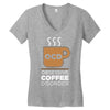 coffee addiction Women's V-Neck T-Shirt