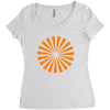 orange vec Women's Triblend Scoop T-shirt