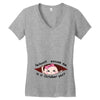 October Peeking Out Asian Baby Girl Women's V-Neck T-Shirt