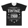original parts vintage established 1980 perfectly aged All Over Men's T-shirt
