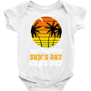 suns out guns out suns Baby Onesie