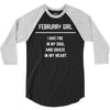 February Girl 3/4 Sleeve Shirt