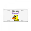 got any grapes License Plate