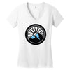 mountain bike Women's V-Neck T-Shirt