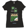 say my state Ladies Fitted T-Shirt