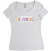 greeting from astroworld wish you were here white Women's Triblend Scoop T-shirt