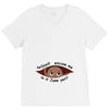 June Peeking Out Baby Boy V-Neck Tee