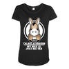 not stubborn Maternity Scoop Neck T-shirt