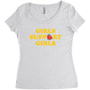 Girls Spport Girls Women's Triblend Scoop T-shirt