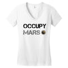 Occupy Mars Shirt Women's V-Neck T-Shirt