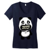 panda Women's V-Neck T-Shirt