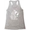 the only thing wrong with dogs Racerback Tank