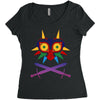 Majora Zelda Mask Women's Triblend Scoop T-shirt
