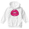 lips shiny Youth Hoodie