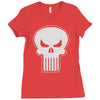 the punisher long sleeves Ladies Fitted T-Shirt
