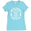 son of a biker Ladies Fitted T-Shirt