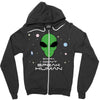 Sorry i Don't Speak Human Zipper Hoodie
