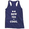 bow ties are cool Racerback Tank