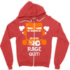 rage quit Zipper Hoodie