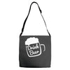 cool drink beer t shirt Adjustable Strap Totes
