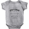 Gentleman (a290) Baby Onesie